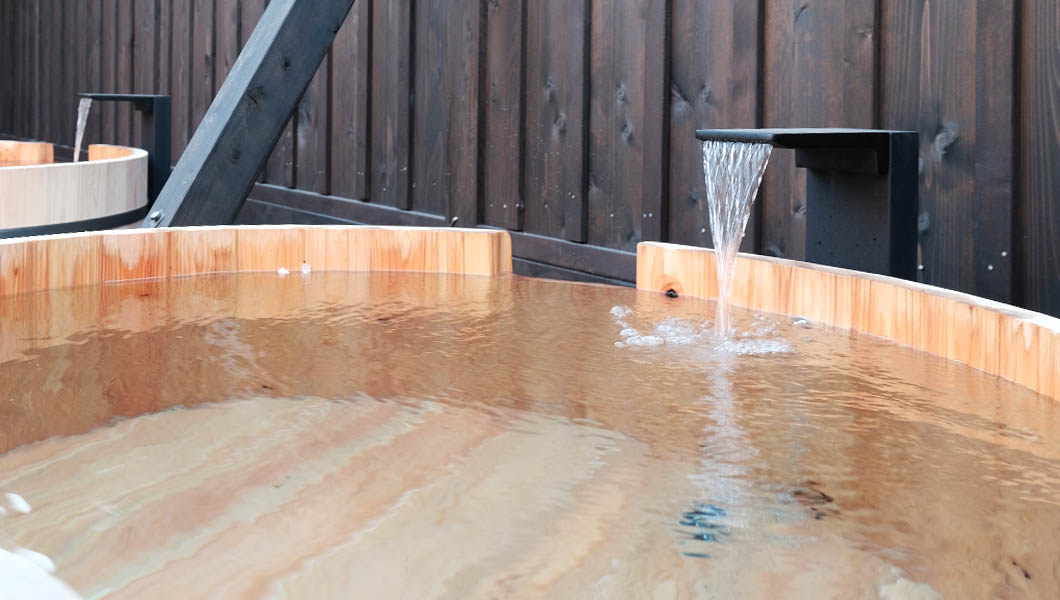 ヒノキ風呂,水風呂