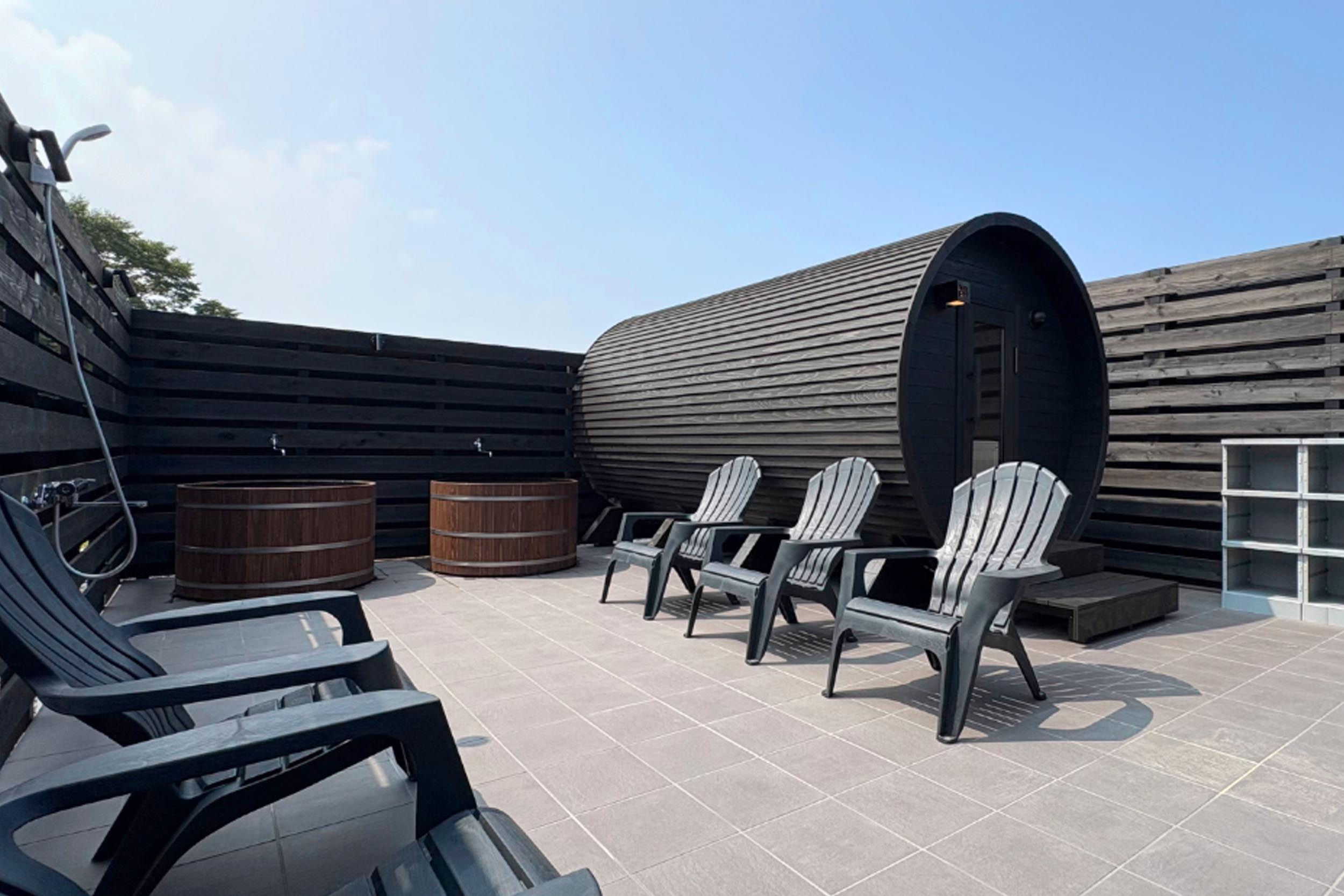 スポーツジム,バレルサウナ,サウナ