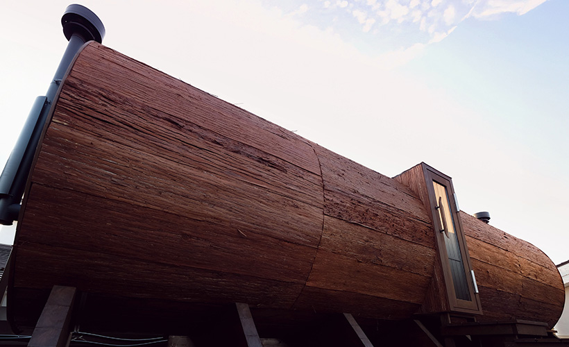 天光の湯 国内最大級の大型バレルサウナ ワノサウナ 樹-itsuki- の圧倒的なスケール