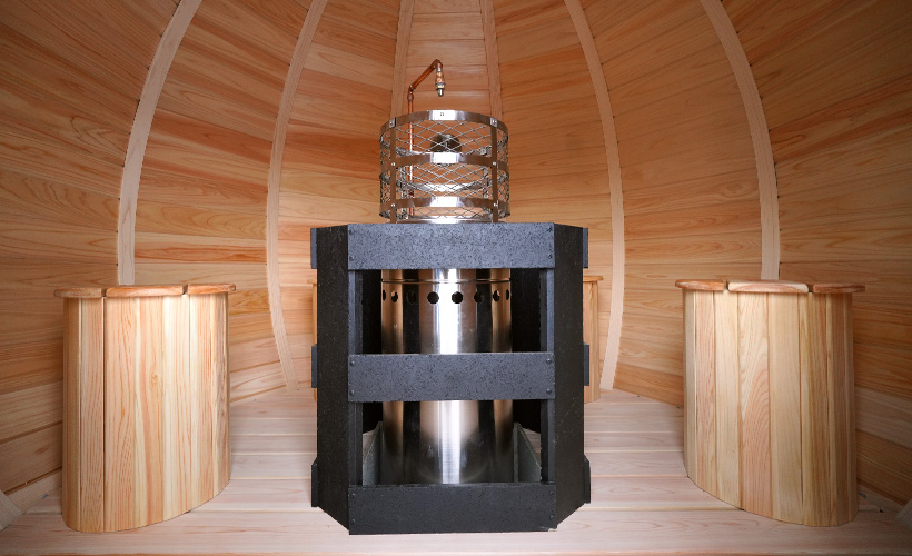 天光の湯,サウナ,球体