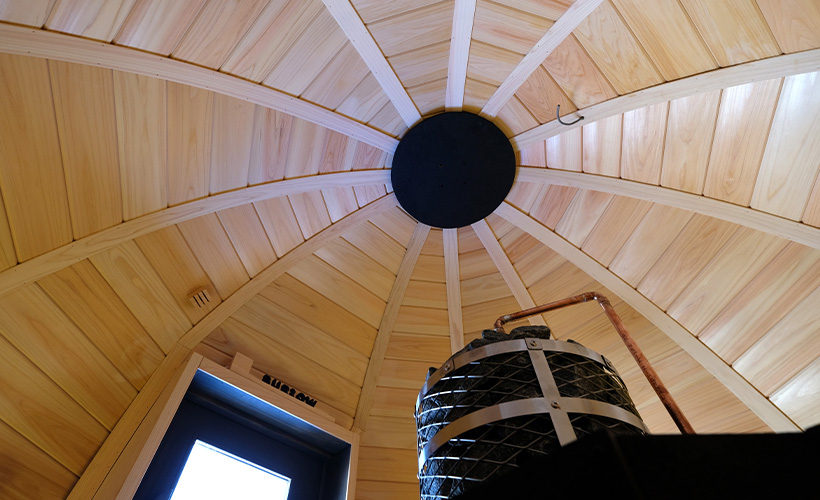 岐阜,サウナ,球体